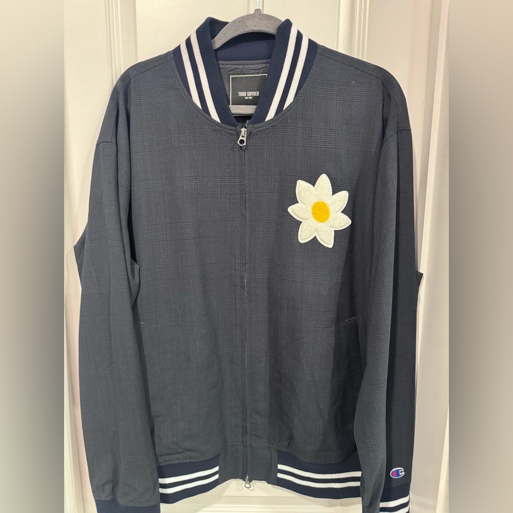 Todd Snyder x Champion Exclusive Navy Bomber Jacket